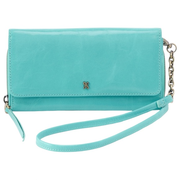 HOBO Handbags - NEW HOBO Turquoise Crossbody Bag with Chain